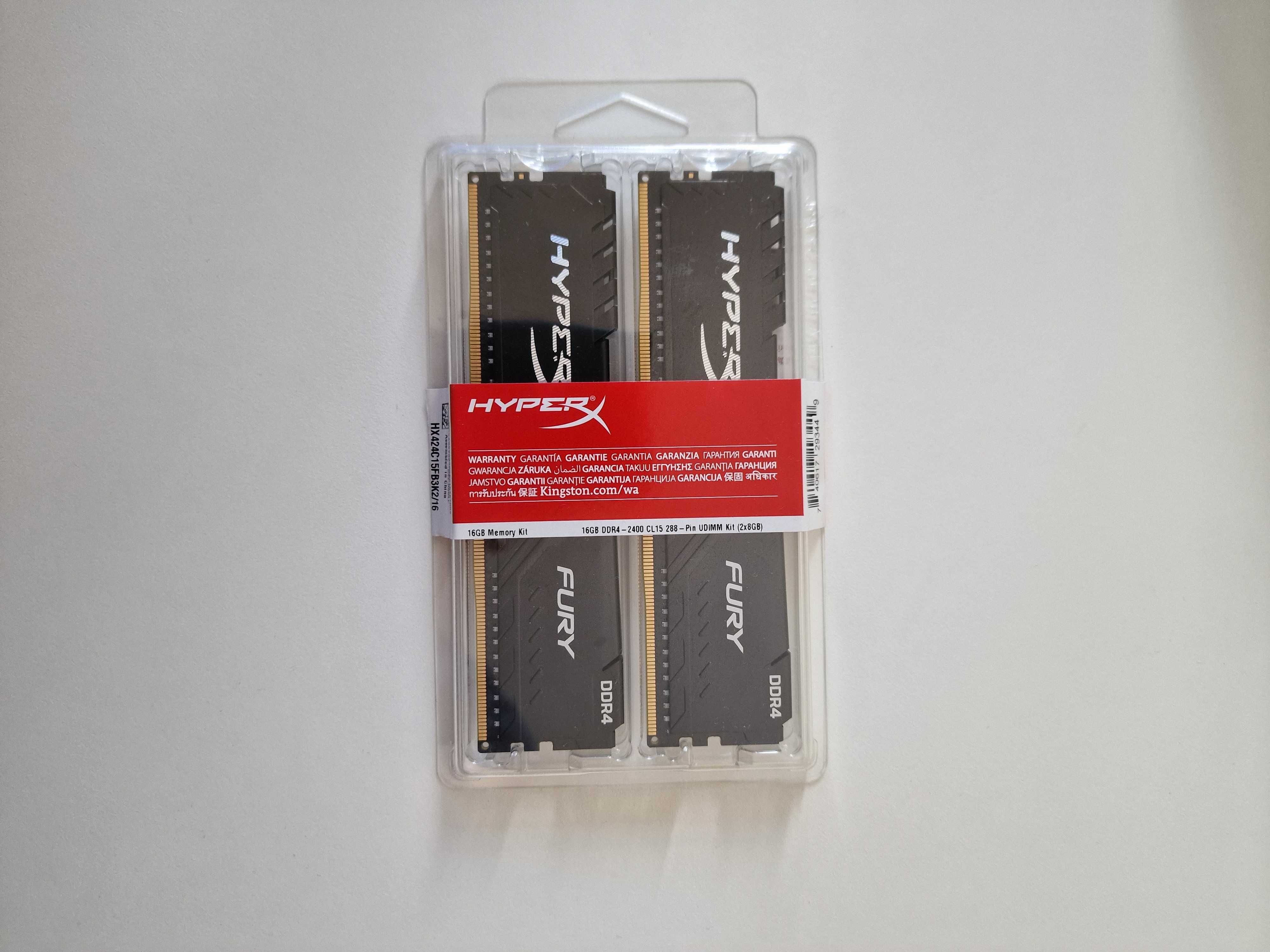 Настолна компютърна памет Kingston HyperX Fury 16GB (2x 8GB) DDR4