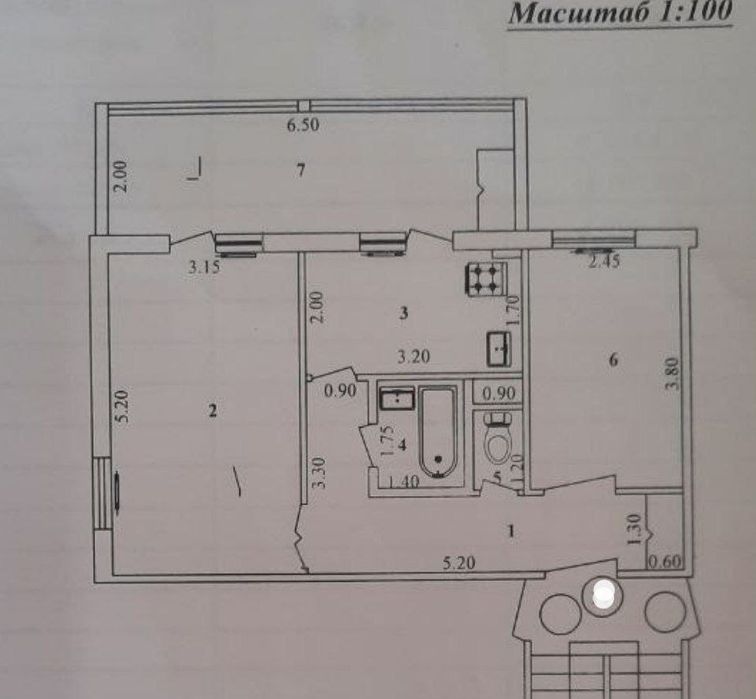 Продаю квартиру Яшнабадский р-он Массив Панельный 60м2. 2-ком 1-этаж 4