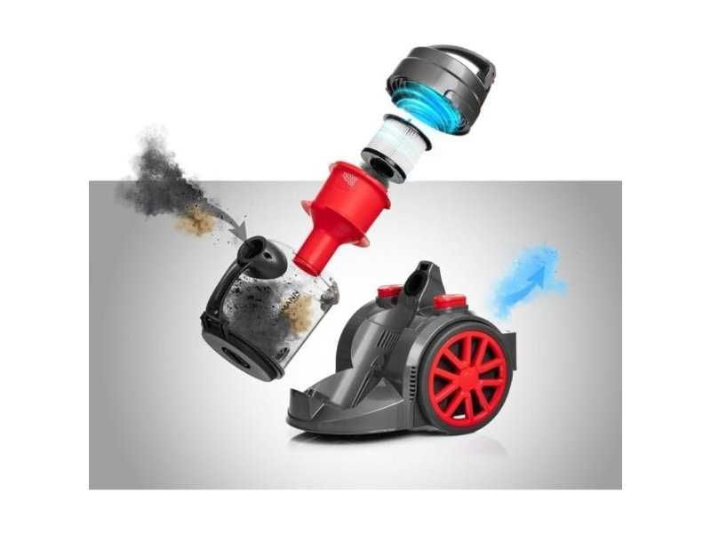 Прахосмукачка без Торба и с HEPA Филтър LEHMANN Cyclone, 4000W