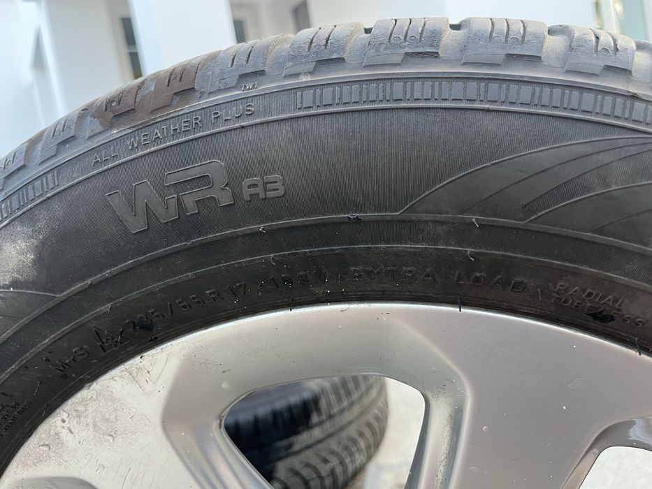 Jante de audi a6a7,a8 cu anvelope de iarna si separat anvelope de vara