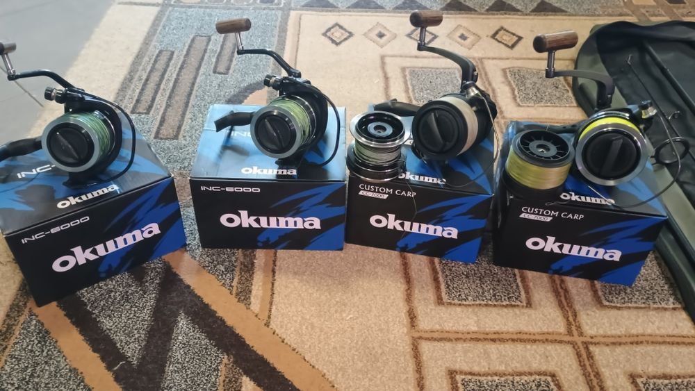 Lansete Hakuii și mulinete Okuma