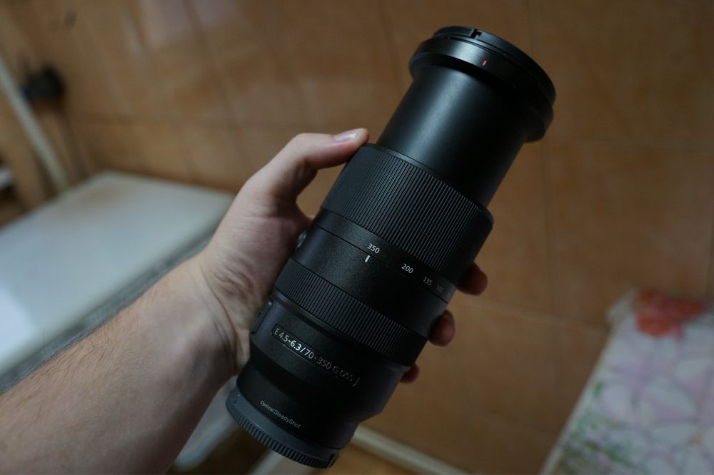 Obiectiv Sony E 70-350mm f/4.5-6.3 G OSS – stare impecabilă