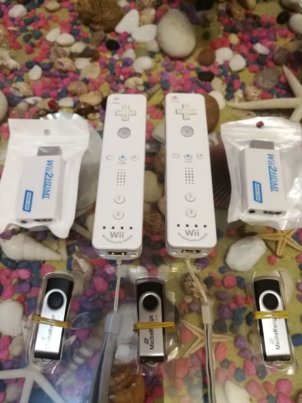 Nintendo Wii хакнато Нинтендо Уии с ТОП игри 4контролера/Motion HDMI