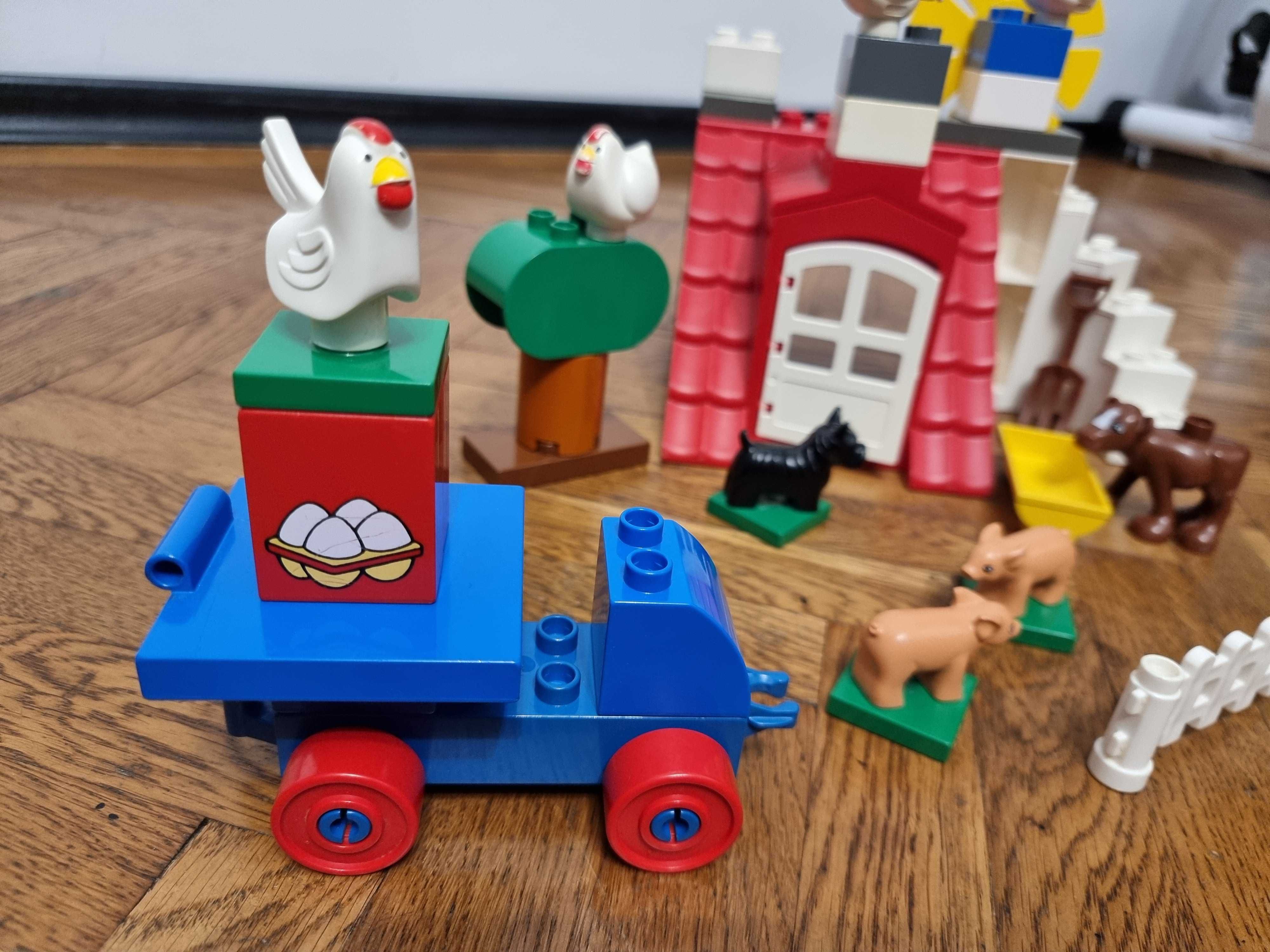 Miniferma si abator Lego Duplo, animale si pasari