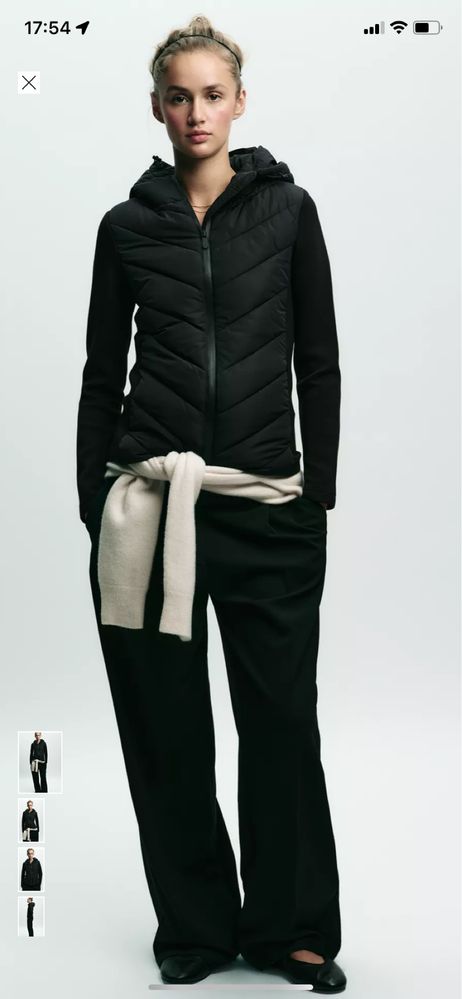 Ватирано яке на Zara