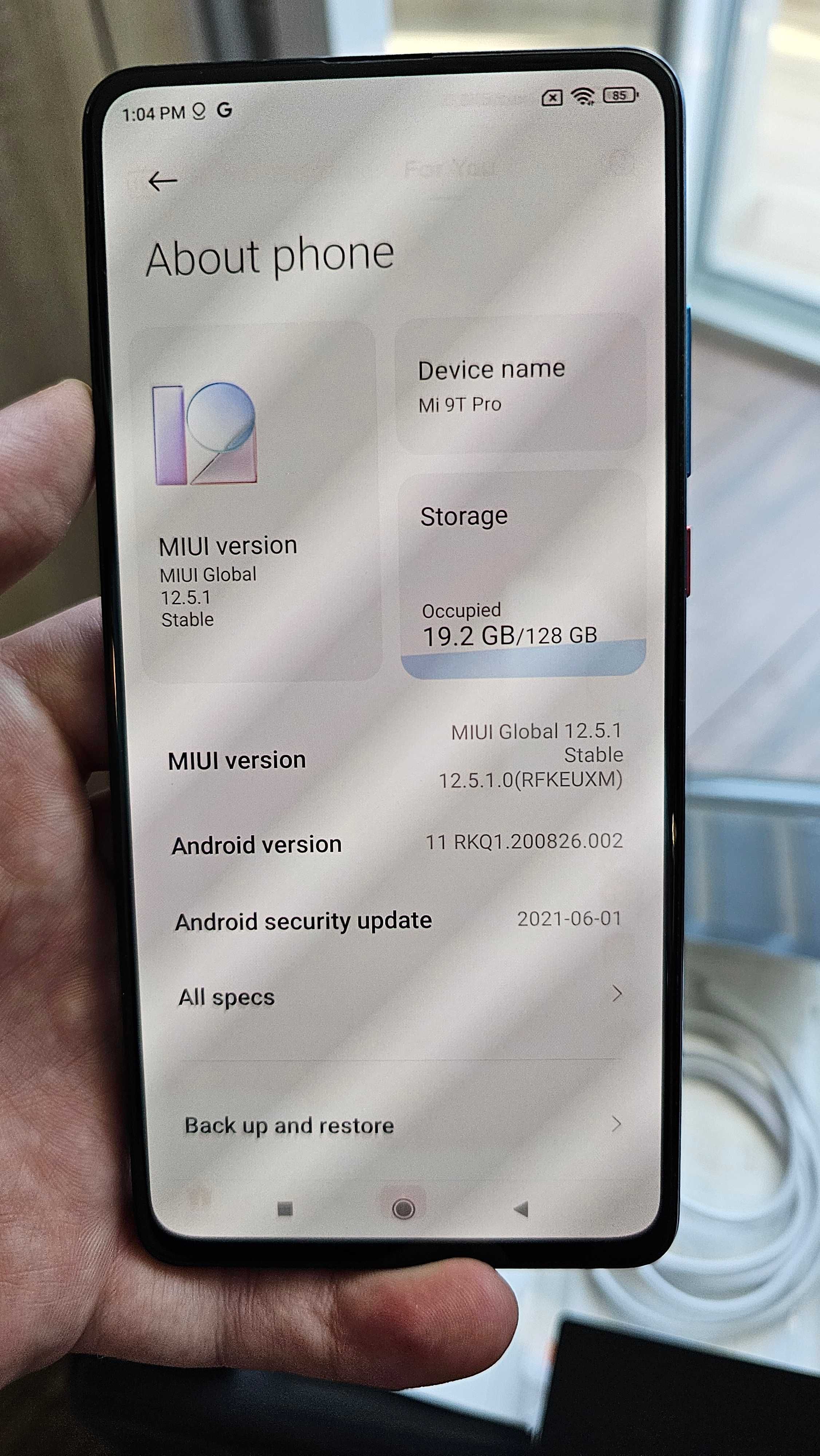 Xiaomi Mi 9T Pro 6GB/128GB - син