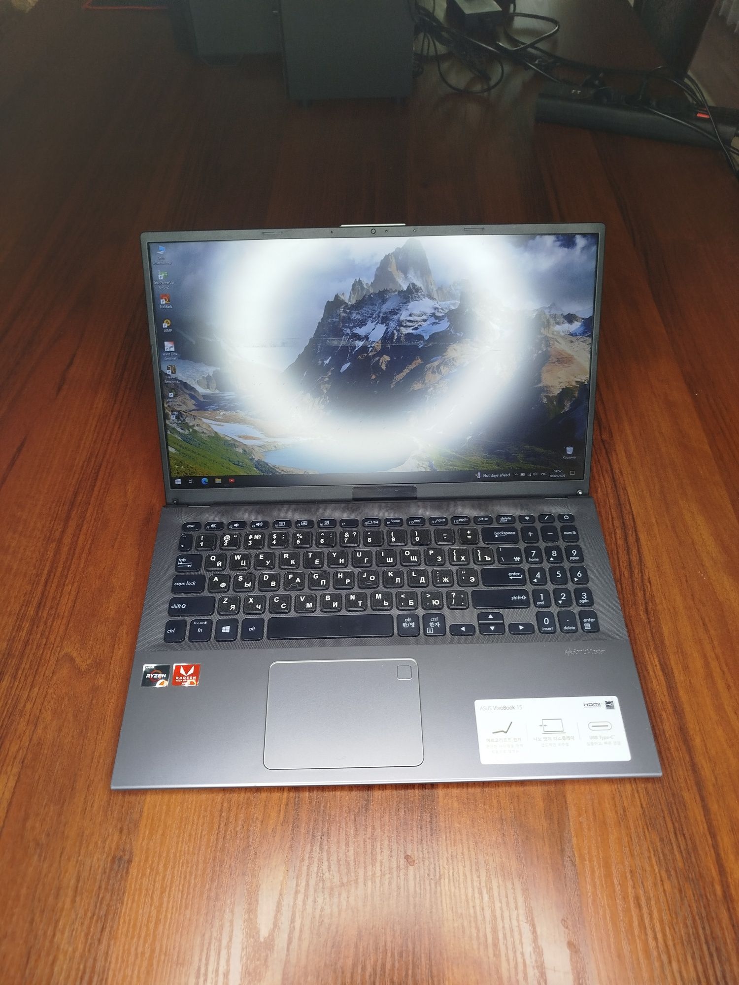 Мощный ноутбук Asus VivoBook 15 AMD Ryzen для игр и програм 12Гб/256Гб