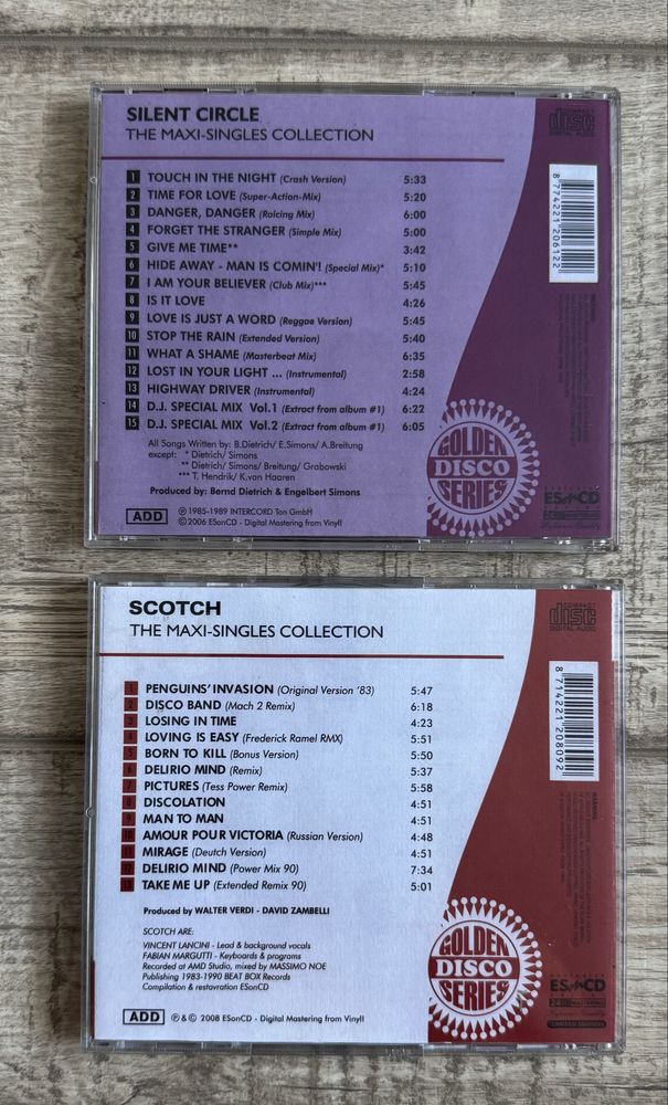 Pachet 4 cd italo-disco - Silent Circle/Scotch/Max Him/Digital Emotion