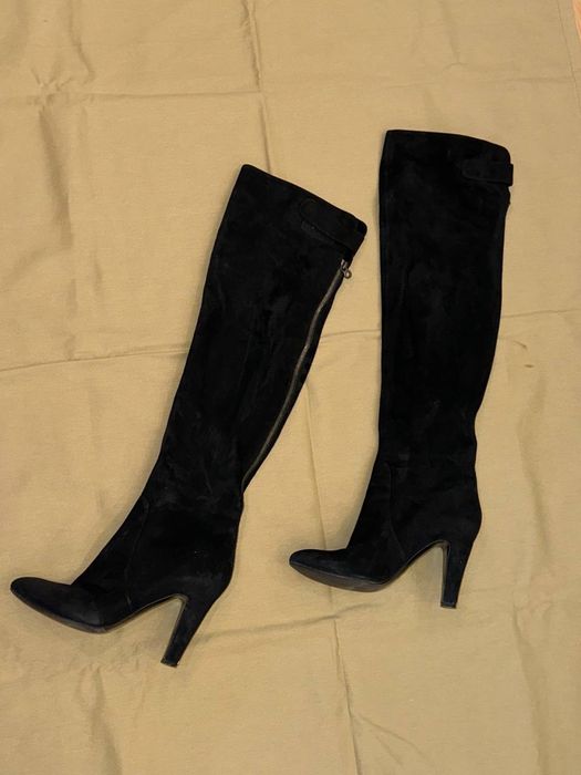 Ботфорты nursace замш натуральный