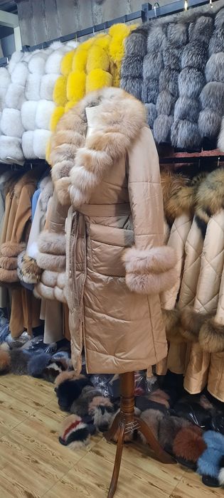 Ново Зареждане!Палто от естествен косъм/яке/сако