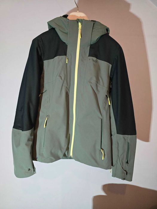 Geaca schi Wedze 500 Sport Verde Dama