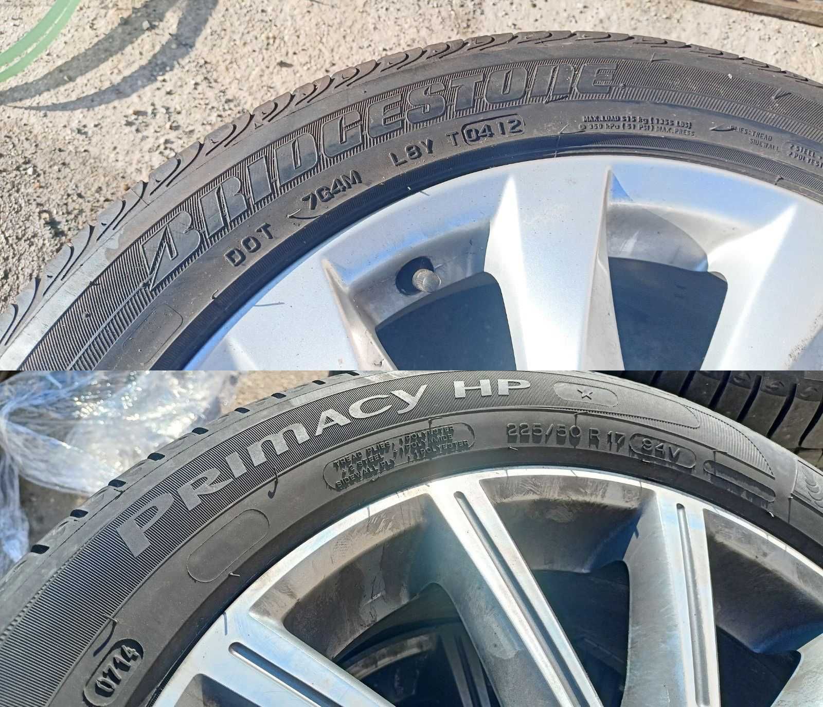 Джанти и гуми 16" BMW, 17" Mazda и 17" Ford