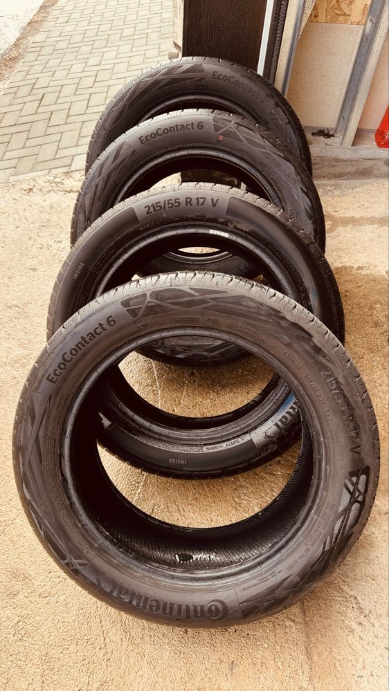 Летни Гуми Continental EcoContact 6 - 215/55 R17 V dot24