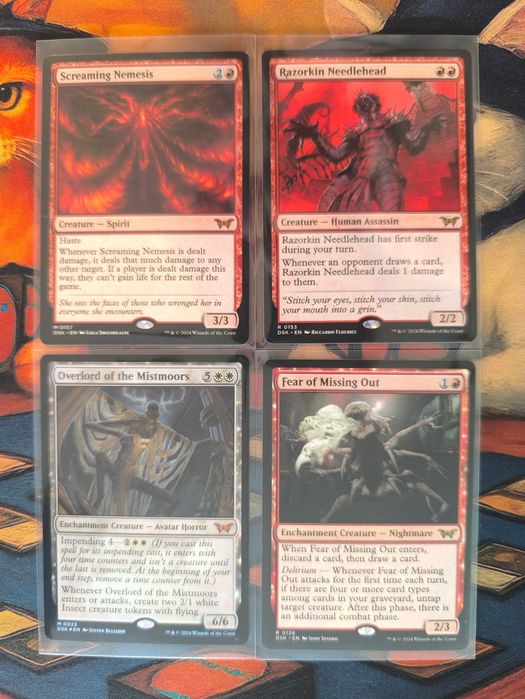 Magic: The Gathering – Duskmourn House of Horror карти (сингли)