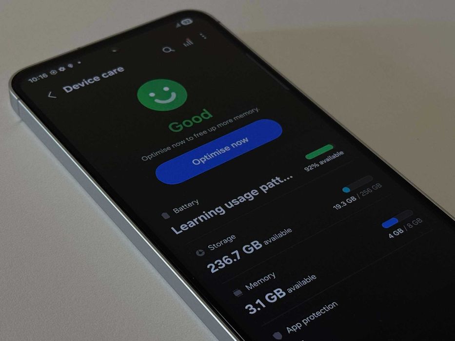 Бартер!Като НОВ! Samsung Galaxy S24 FE 256GB Blue (Син)