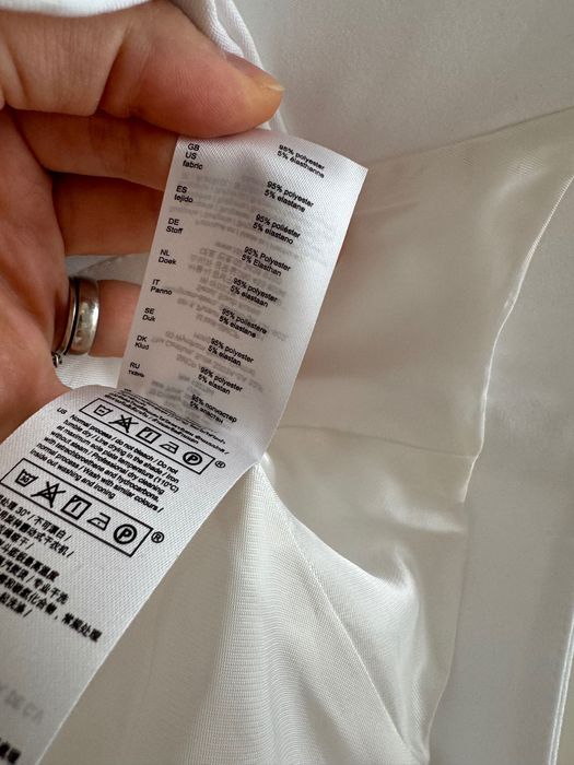 Anne Fontaine сако с къс ръкав раМер 38 бяло