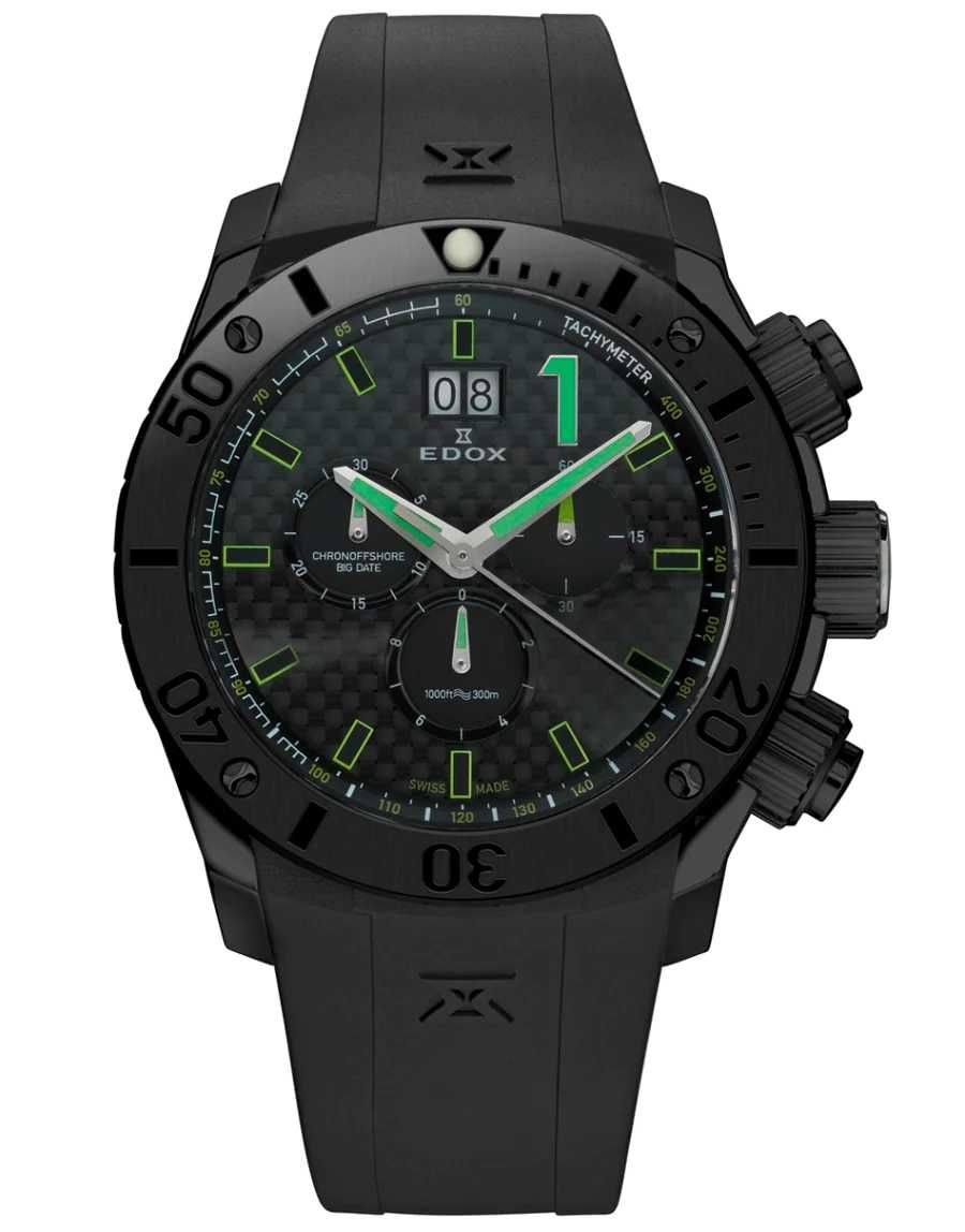 Edox carbon швейцарски