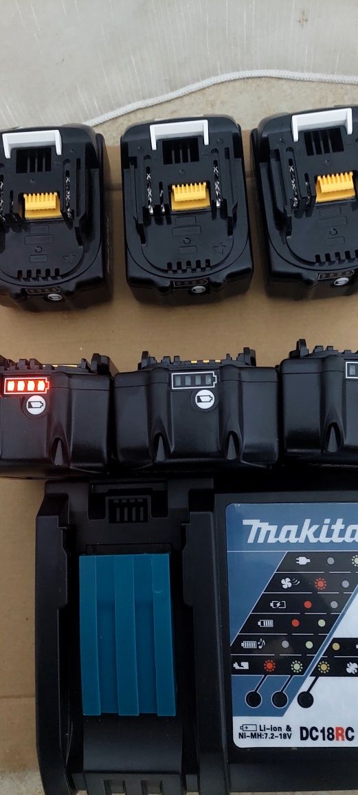 Acumulatori compatibili ptr scule  MAKITA 18 V, 5 Amp,6 Amp și 9 Am