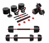 Set gantere 4in1 Athler Home Gym, 20kg