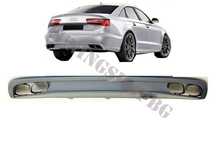 ABT спортен дифузер с ауспухови накрайници за Ауди Audi A6 фейслифт12+