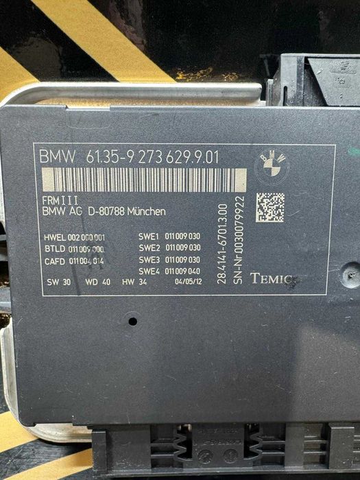 BMW FRM III модул – 9273629– оригинален Temic