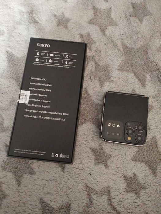 telefon cu clapeta (flip) taste nou 2sim Servo foarte fiabil
