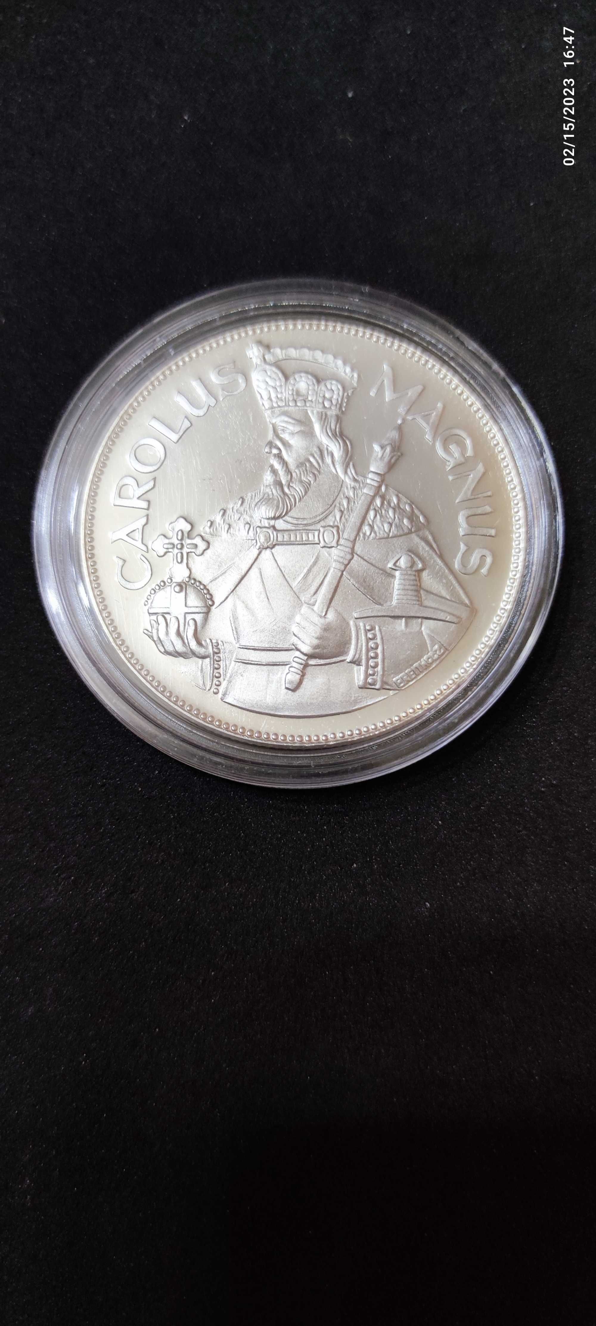 Moneda argint 50 Diners, ANDORRA, 1960