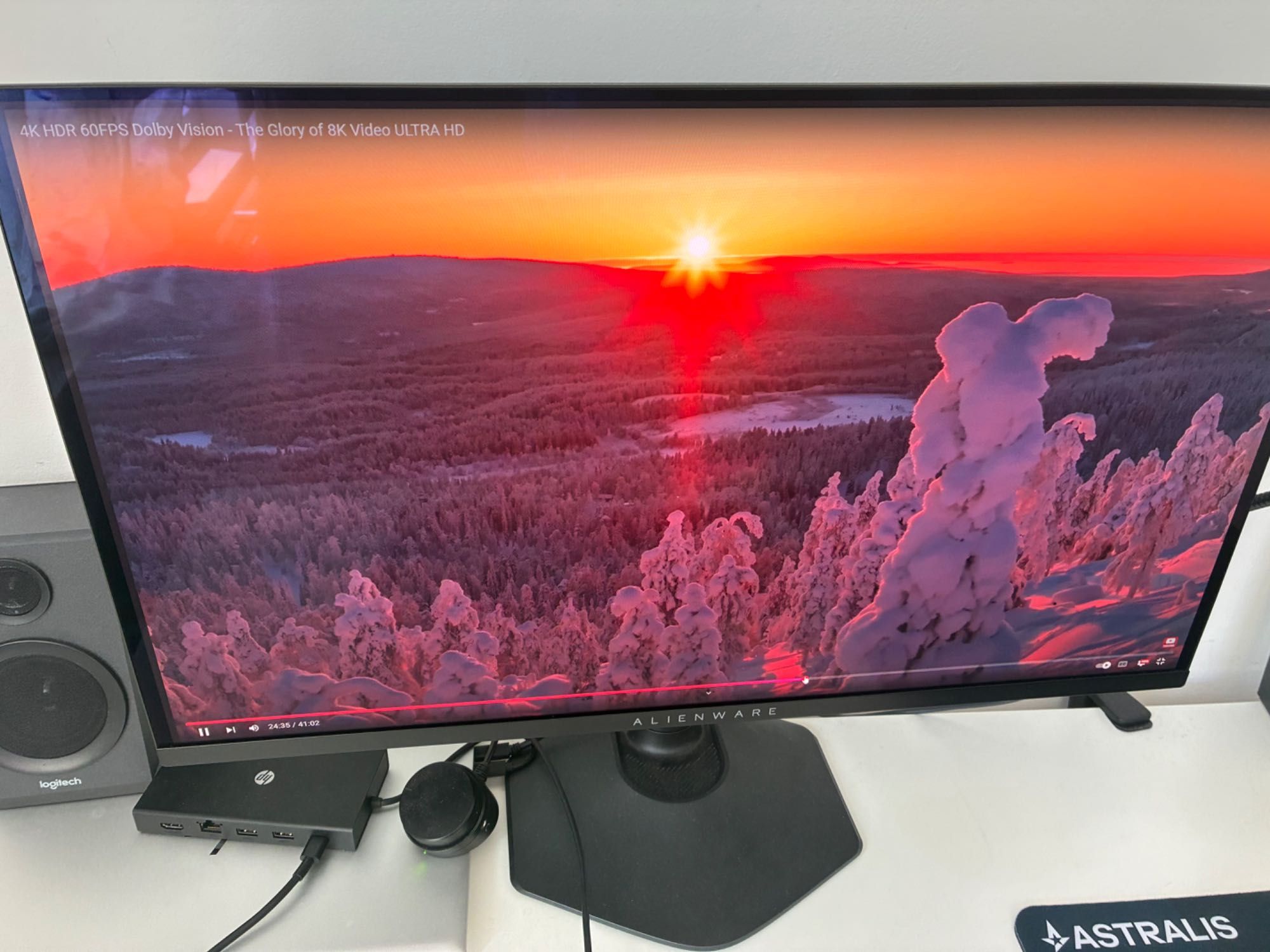 Гейминг монитор Dell - Alienware AW2725DF, 27'', 360Hz, 0.03 ms, OLED