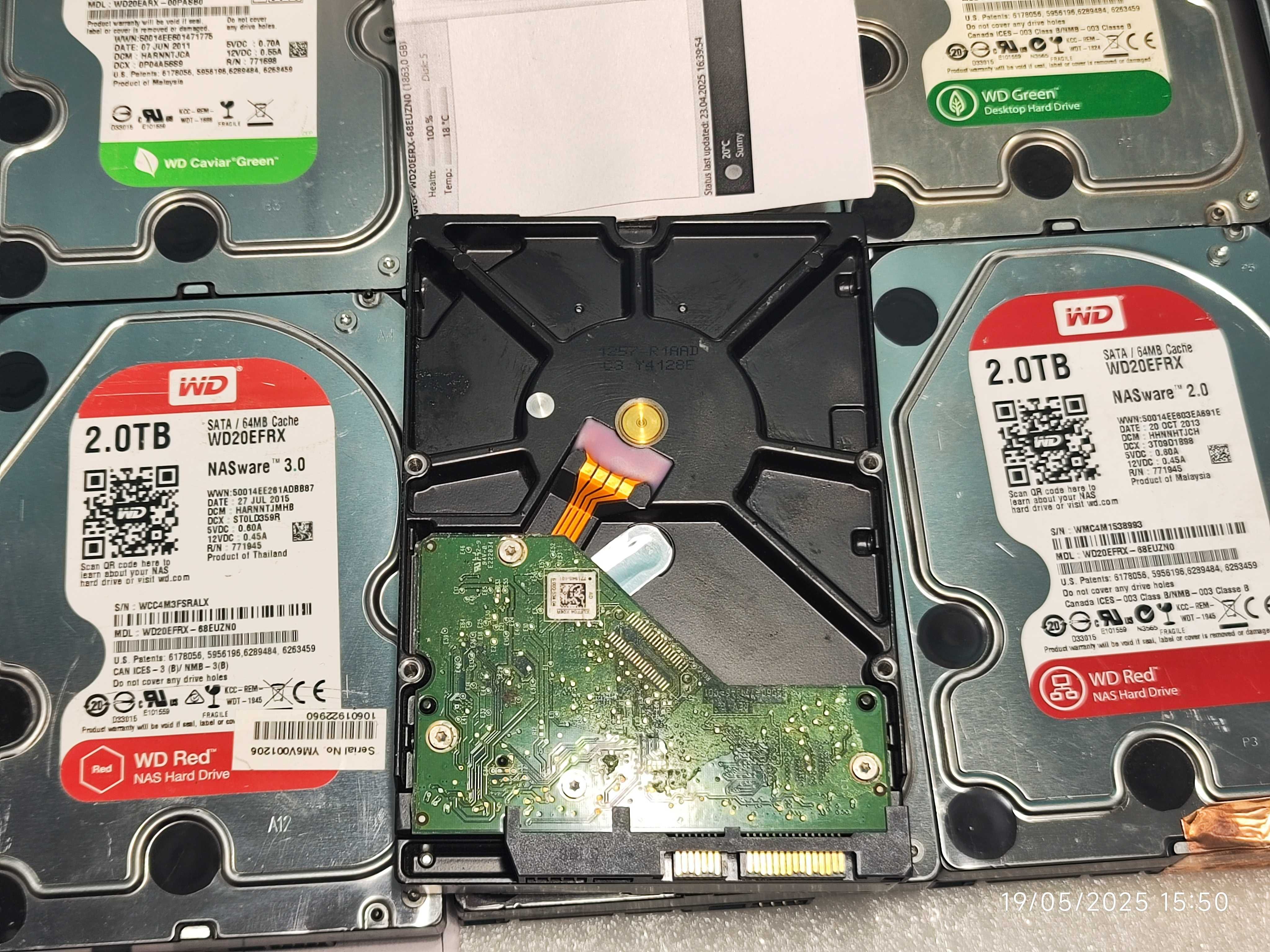 WD HDD 3.5 2TB - Твърди дискове / Хард диск за компютър / DVR - NVR
