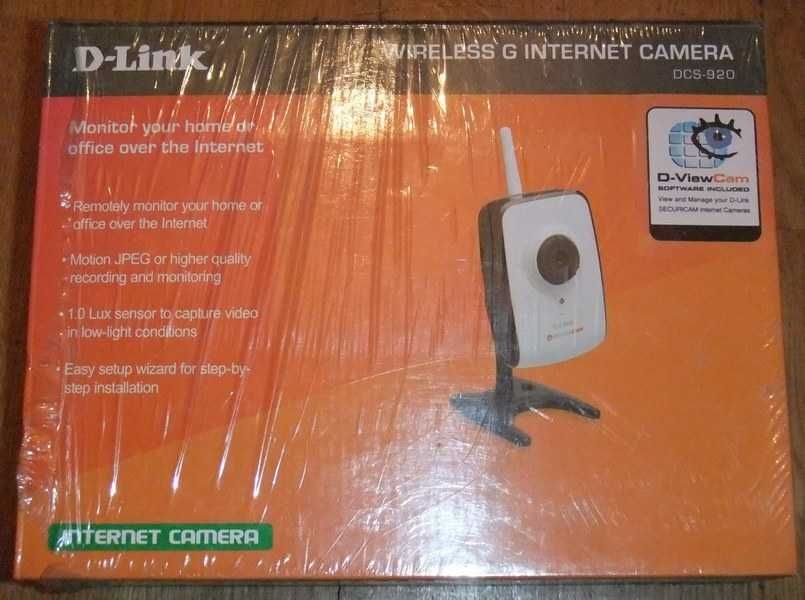 IP-камера для видеонаблюдения за безопасностью дома  IP DCS920 Dlink
