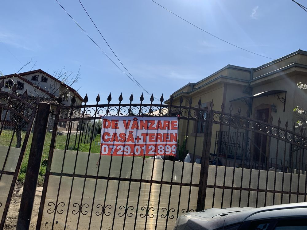 Casa caramida si teren E85, la 5 min de Focsani, Garoafa,jud. Vrancea