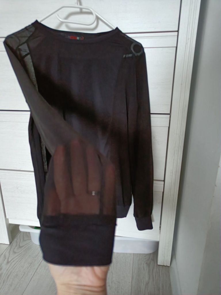 Bluza neagra transparenta, 38 S