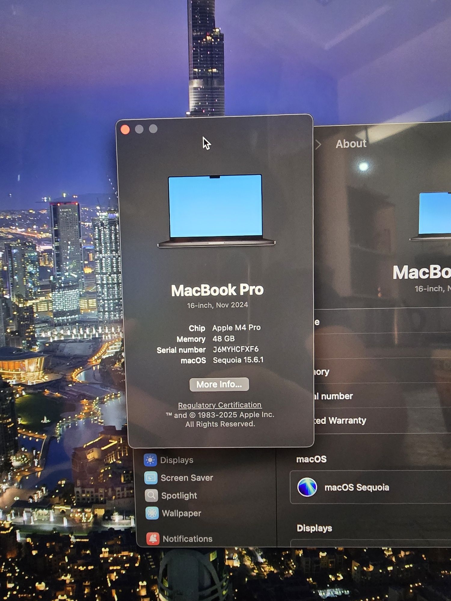 Macbook pro 16inch m4 pro 48/512