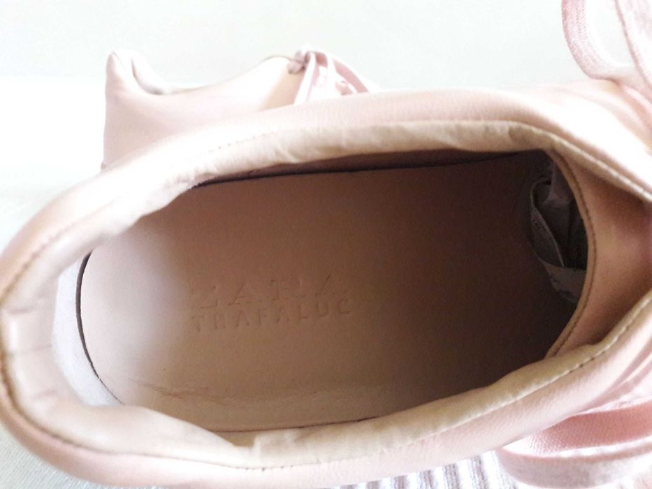 Pantofi dama Zara, masura 39, culoare roz