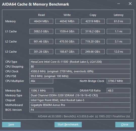 GIGABYTE 2 шт  DDR4 по 8 GB 3200 mhz (3200 mhz на  xmp профиле)