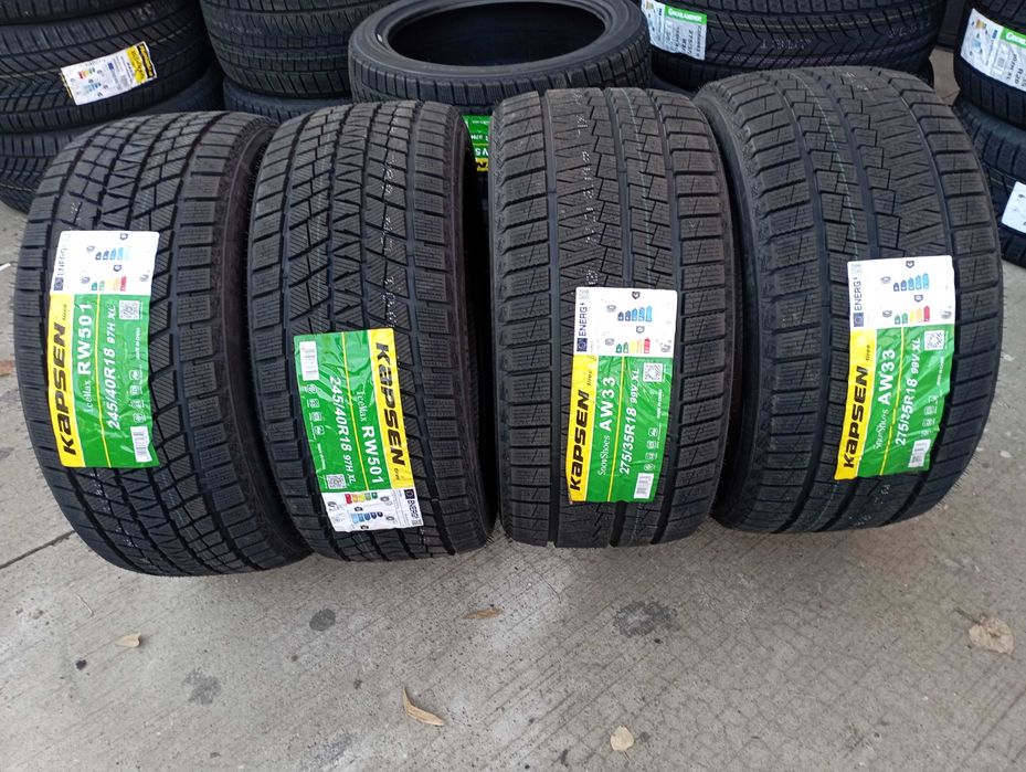 Set Anvelope 275/35/18 Cu 245/40/18 Kapsen Noi De Iarna