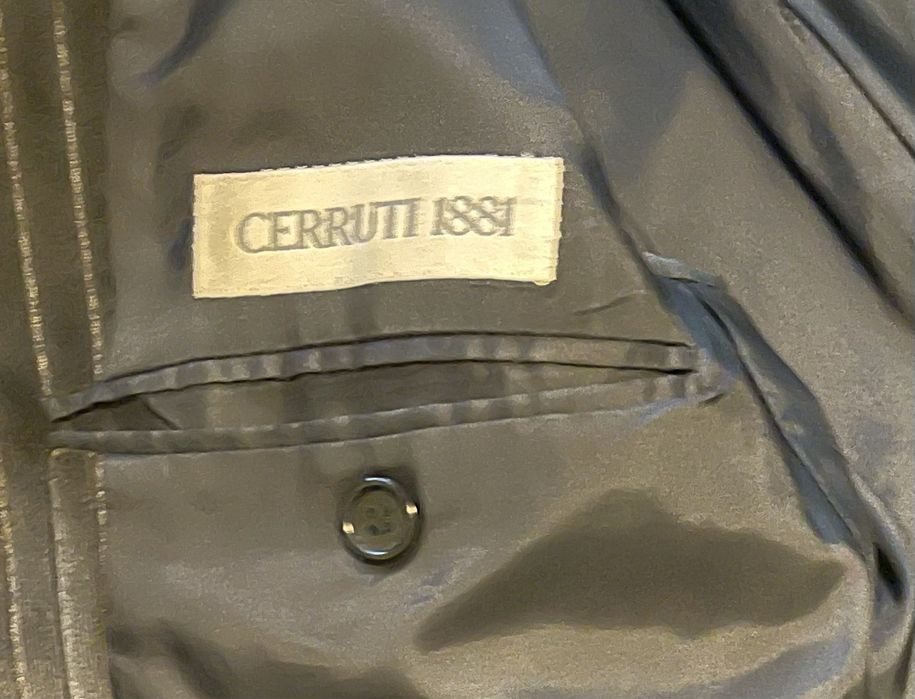 CERRUTI 1881 Sacou catifea/ raiat