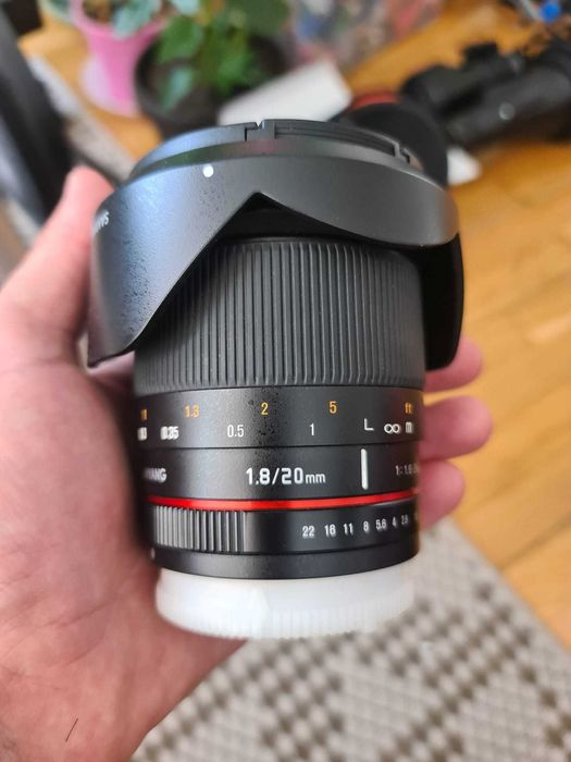 Obiectiv Samyang 20mm f1,8 Sony A