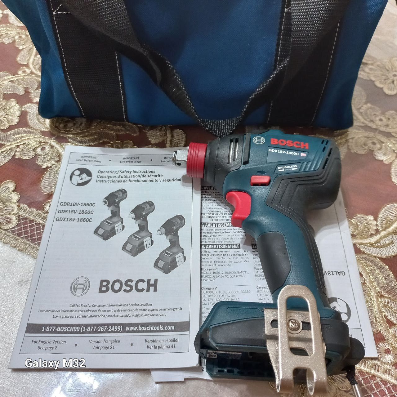 Bosch GDX18V-210 Беспроводной ударный шуруповерт/гайковерт 2 в 1