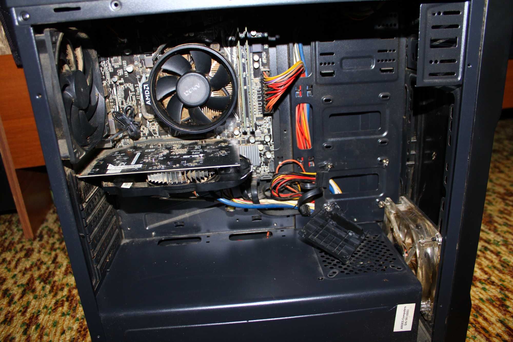 Компютър GTX 1050 Ti с дефект