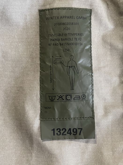 Geaca goretex legiunea straina