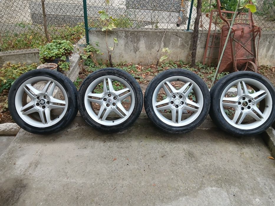 Оригинални Алум джанти 17цола за Seat.leon.ibiza.FR.vw Golf.4.5×100.