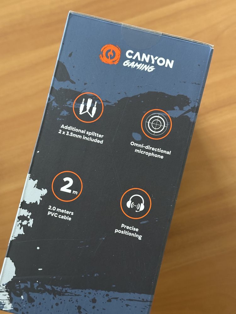 Чисто Нови Гейминг слушалки/headset CANYON