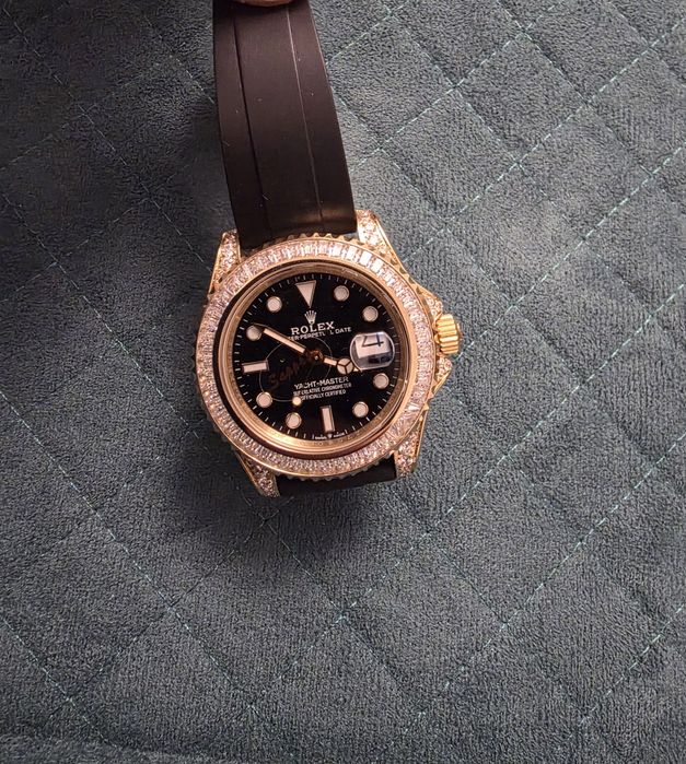 Rolex yaht master diamond gold