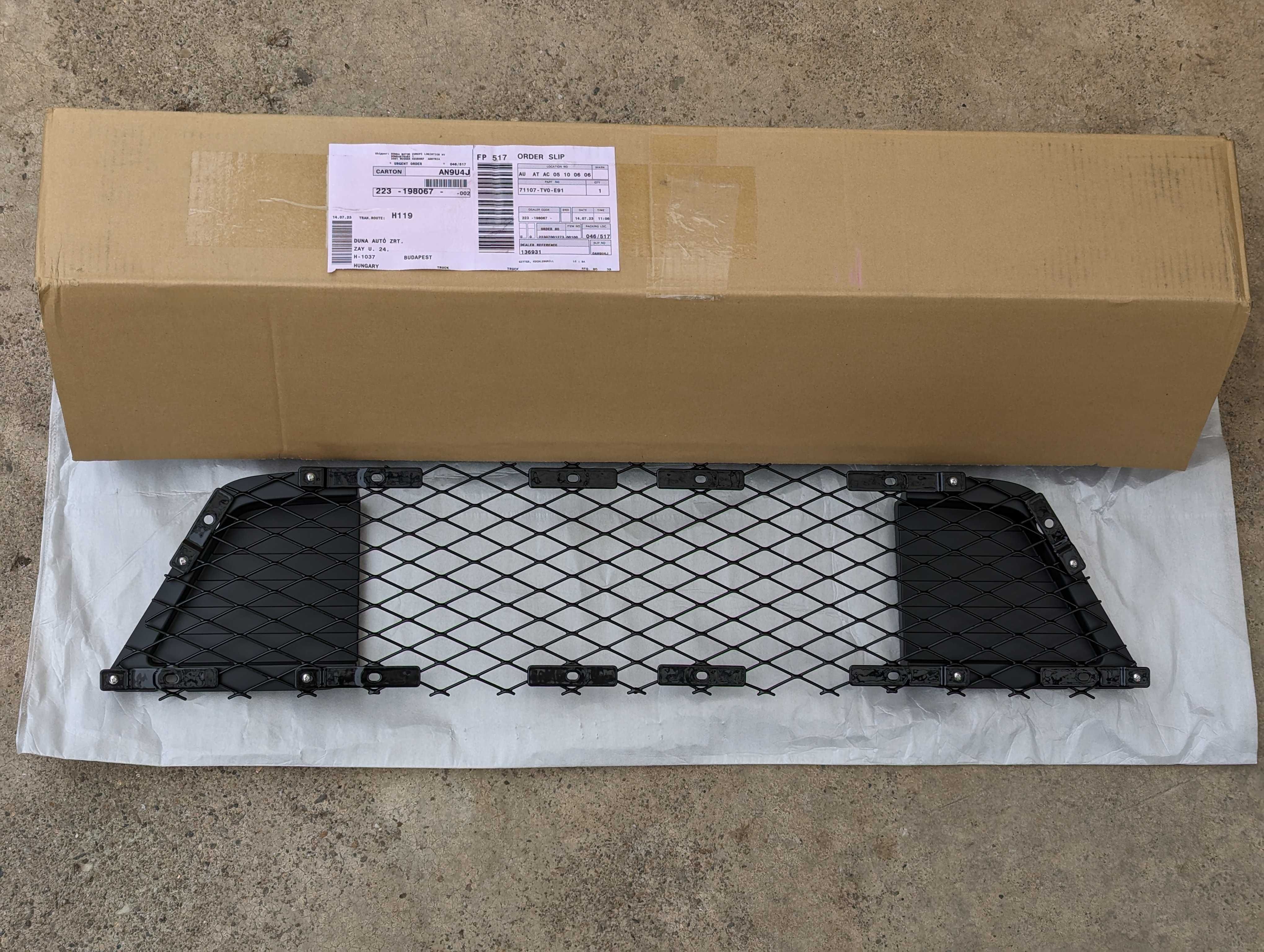 Grila Radiator Honda Civic 2015 2017 Noi Originale Centrala Proiector