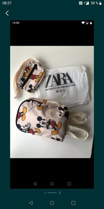 Ie și pantaloni, copii, 4-5 ani, Mini Rucsac Mickey Zara MICKEY Disney