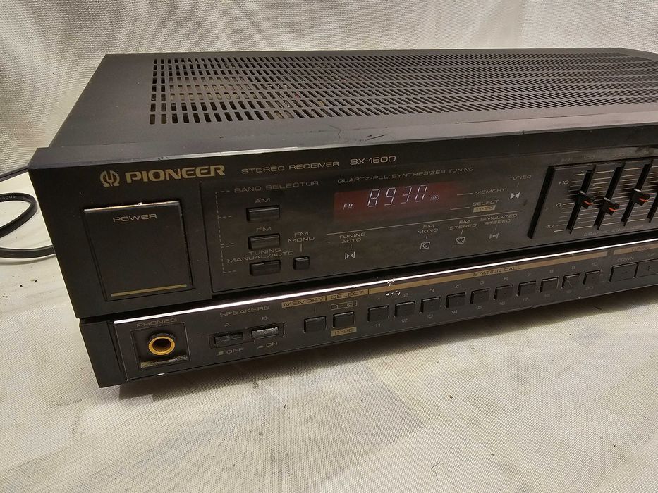 Statie reciver amplificator 2x50W Pioneer SX-1600 Tuner EQ Japan