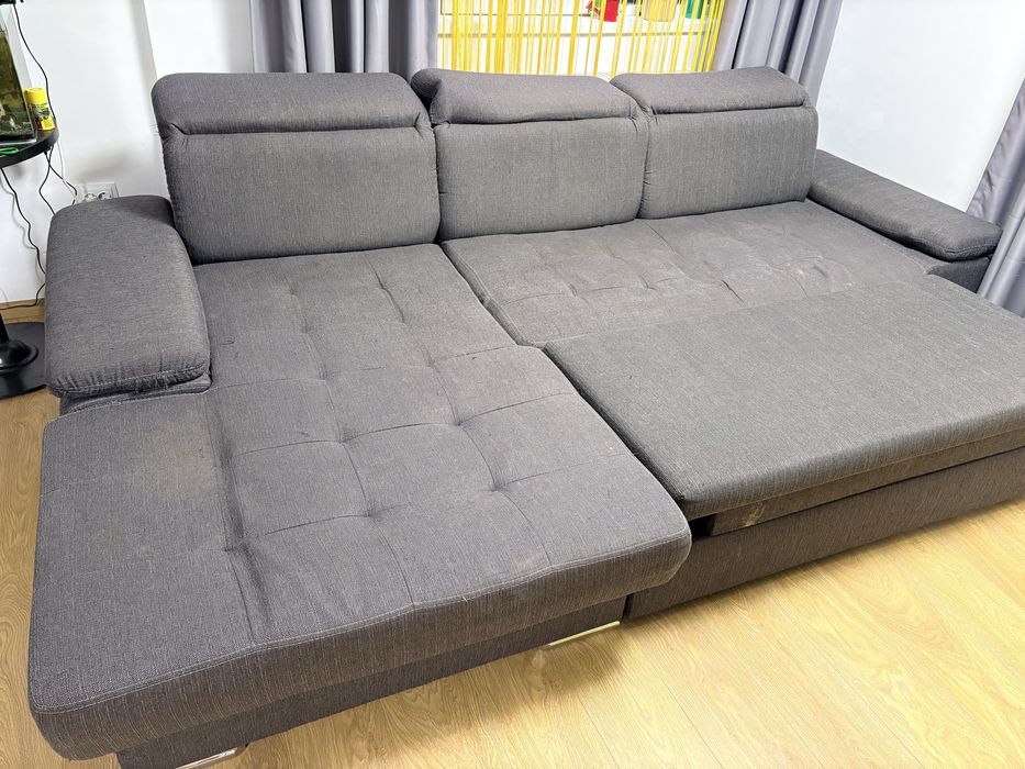 Coltar extensibil cu lada de depozitare