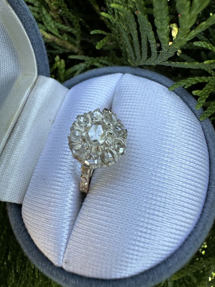Inel aur si diamante