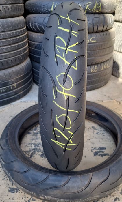 Anvelopa Moto Metzeler 120/70 ZR17 Stare Impecabilă DOT0323